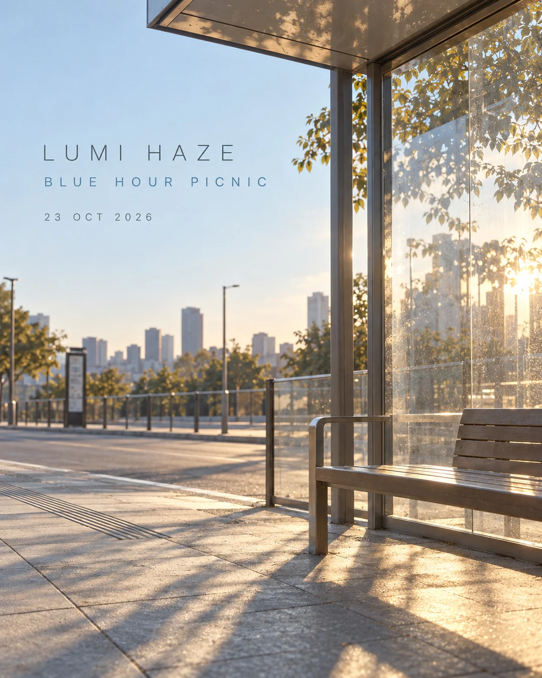 LUMI HAZE — SNS Design Kit 피드 예시 1